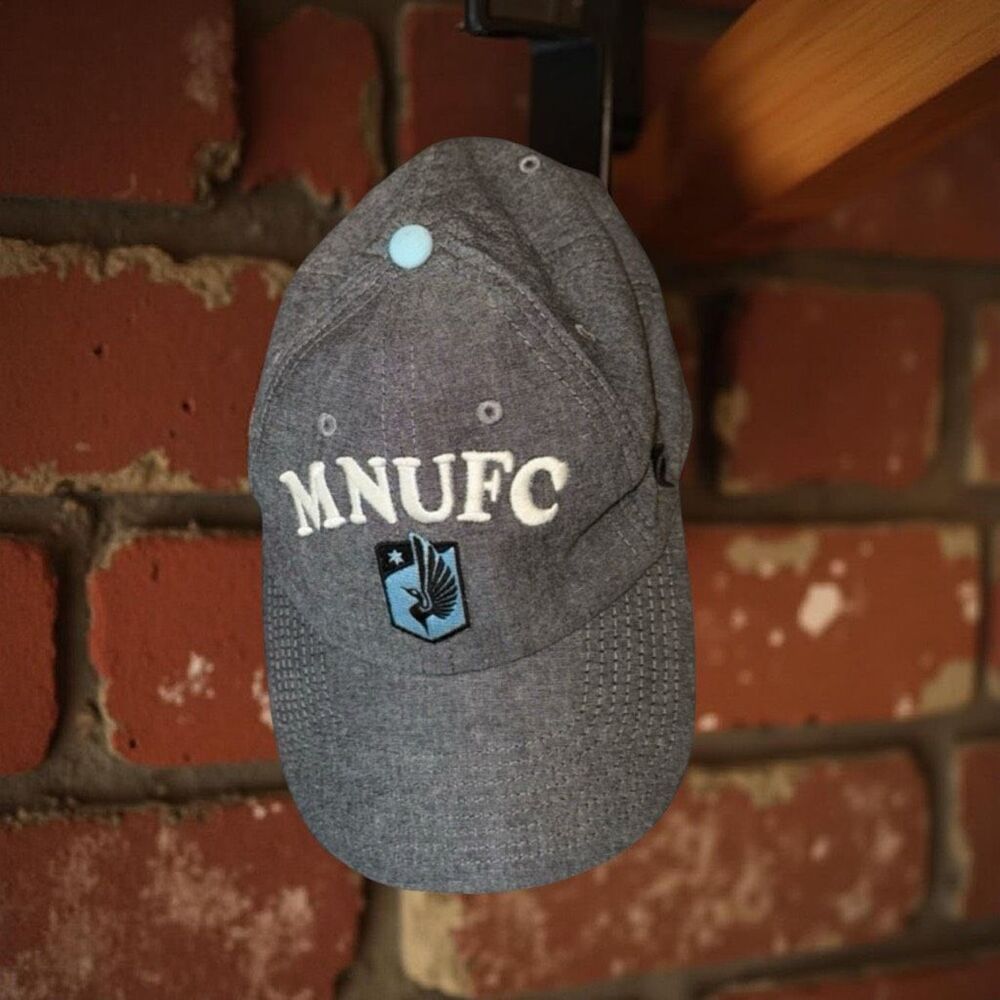 Women's Minnesota United FC Fanatics Black Chambray Fundamental Adjustable Cap